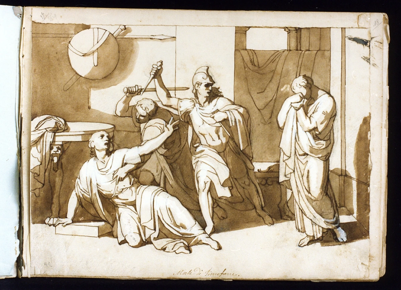 Studio con uccisione di Timofane - Museo Nazionale di san Martino, Napoli
